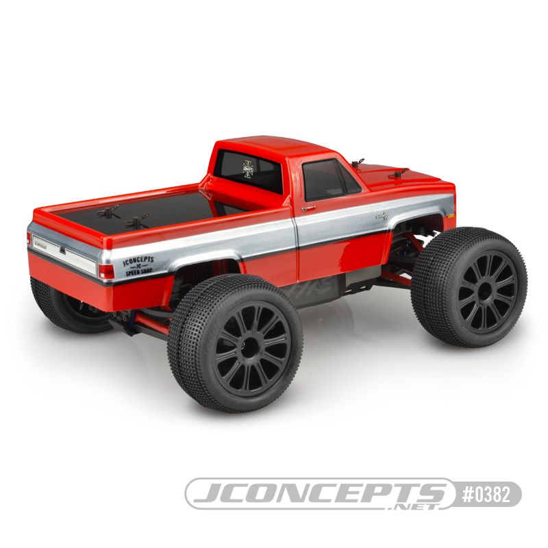 JConcepts 1982 GMC K10 Traxxas 1/16th E-Revo body - Click Image to Close