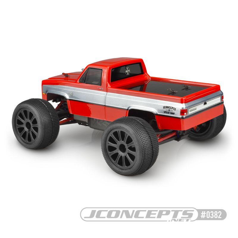 JConcepts 1982 GMC K10 Traxxas 1/16th E-Revo body - Click Image to Close