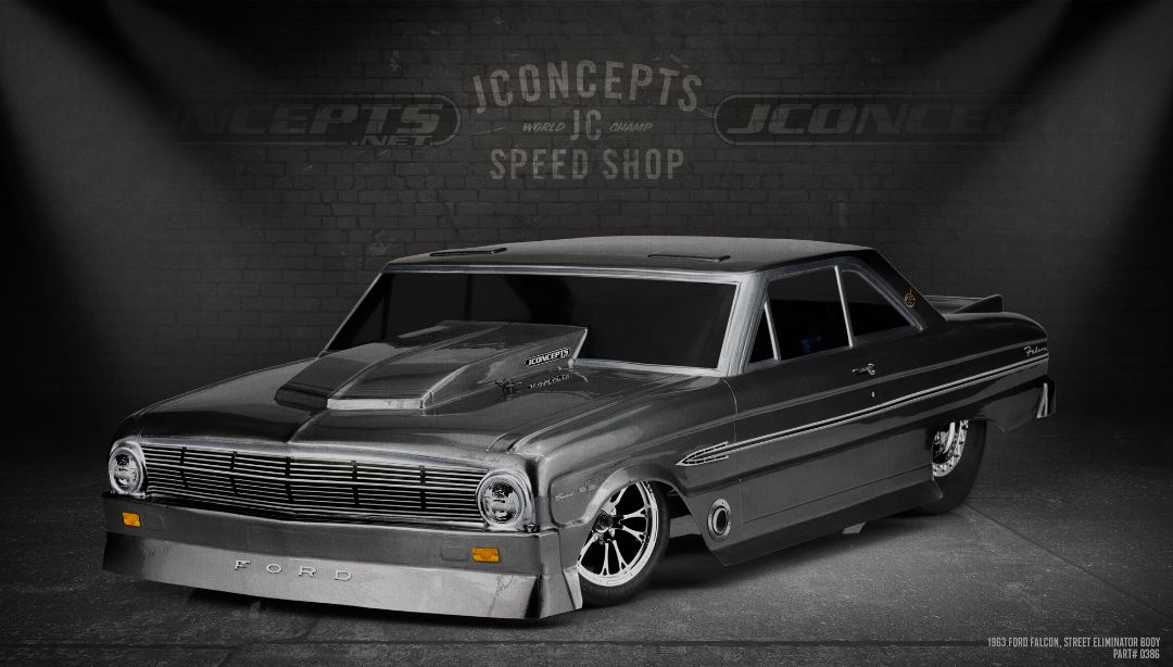 JConcepts 1963 Ford Falcon, Street Eliminator body - Click Image to Close