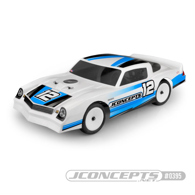 JConcepts 1978 Chevy Camaro - Street Stock body (Fits - Dirt Oval, street stock chassis layout - 10.25