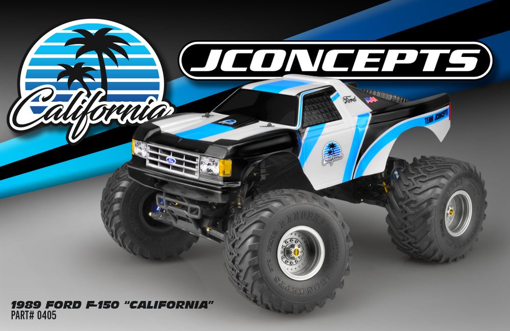 JConcepts 1989 Ford F-150 "California" Traxxas Stampede body - Click Image to Close