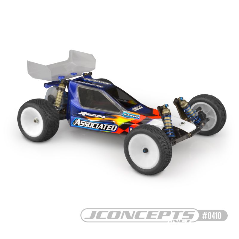 JConcepts Team Associated RC10B3 authentic body w/ 5.5" wing - Click Image to Close