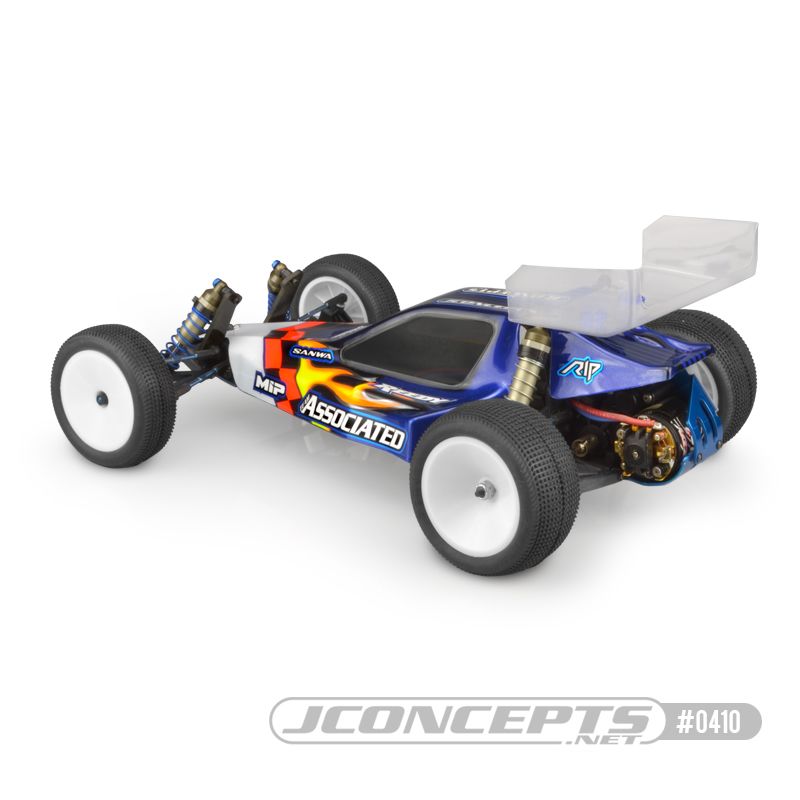 JConcepts Team Associated RC10B3 authentic body w/ 5.5" wing - Click Image to Close