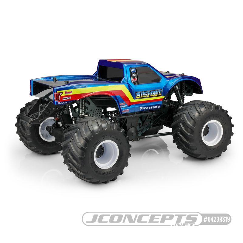 JConcepts 2020 Ford Raptor body - BIGFOOT 19 Racer Stripe