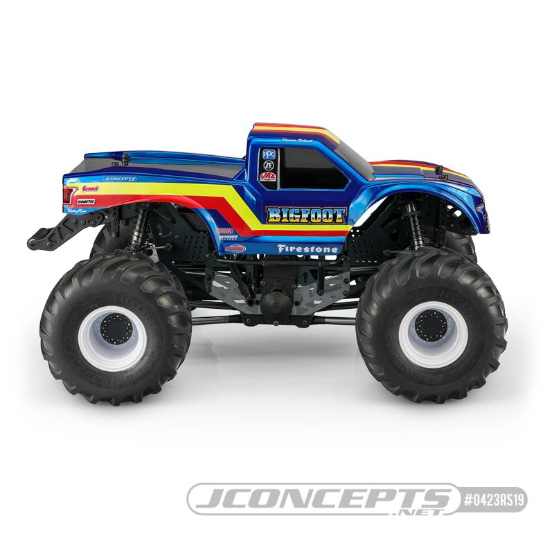 JConcepts 2020 Ford Raptor body - BIGFOOT 19 Racer Stripe