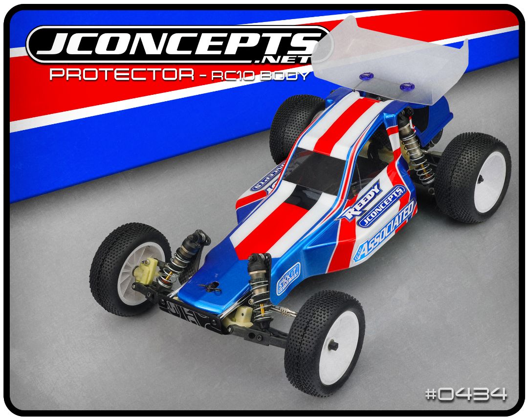 JConcepts Protector - RC10 body w/ 5.5" wing - Click Image to Close