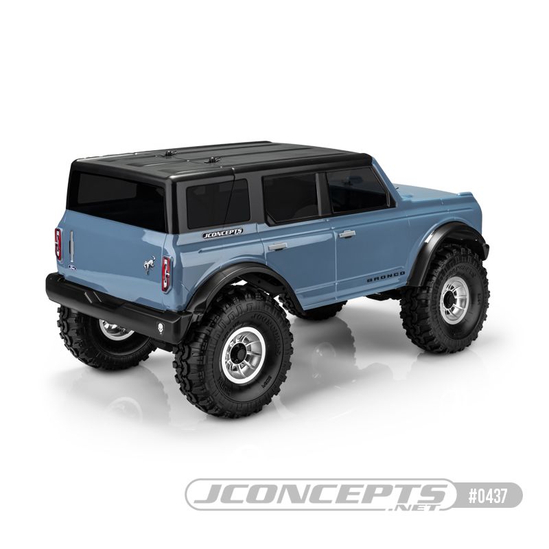 JConcepts 2021 Ford Bronco 4-Door Body, 12.3" Wheelbase - Click Image to Close