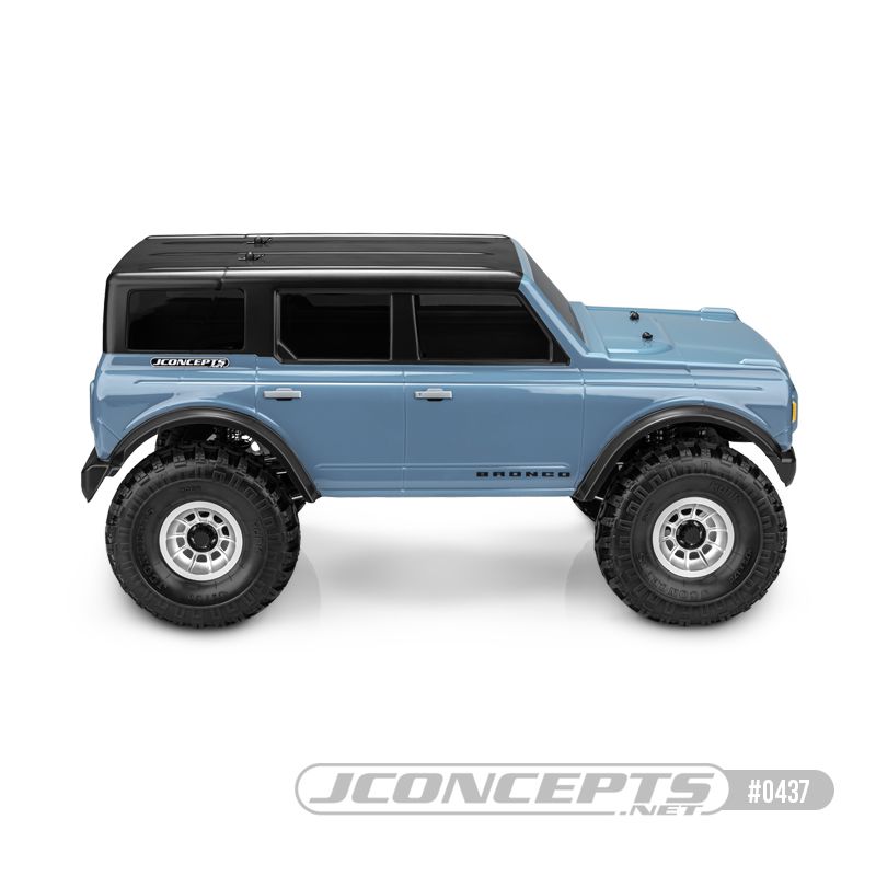 JConcepts 2021 Ford Bronco 4-Door Body, 12.3" Wheelbase