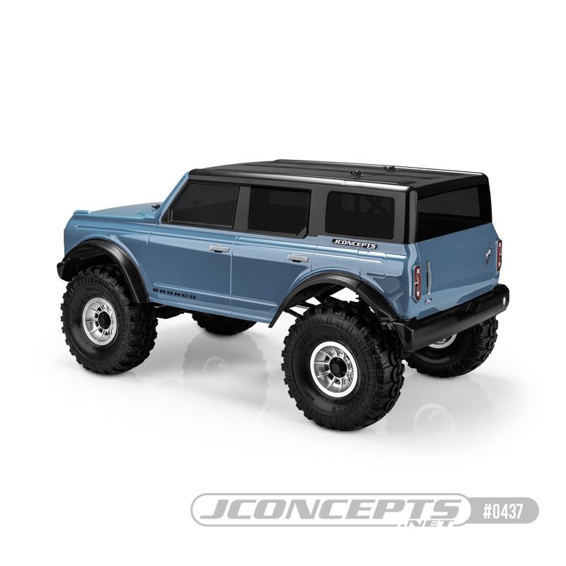 JConcepts 2021 Ford Bronco 4-Door Body, 12.3" Wheelbase