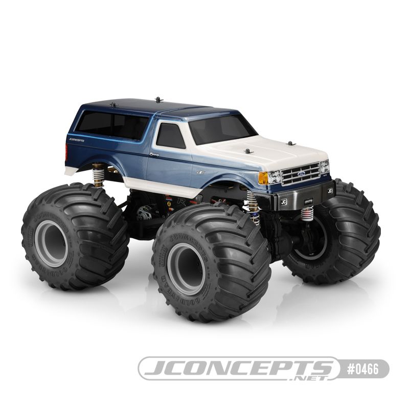 Jconcepts 1989 Ford Bronco monster truck body (Fits 7