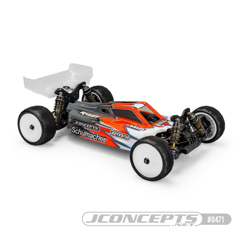 JConcepts S2 - Schumacher Cat L1R Body With Carpet/Turf Wing - Click Image to Close