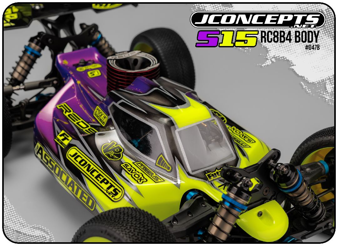 Jconcepts S15 - RC8B4 Body (Fits Team Associated RC8B4) - Click Image to Close