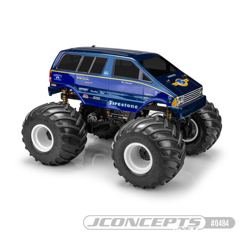 JConcepts 1985 Ford Aerostar BIGFOOT Shuttle - 11" WB - Click Image to Close