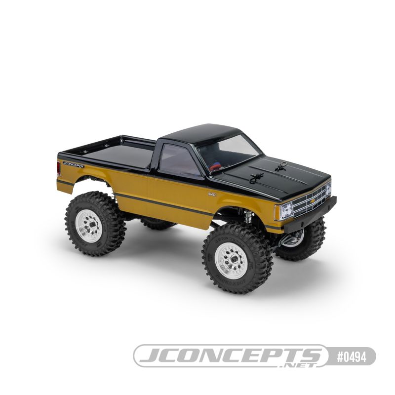 JConcepts 1990 Chevy S10 crawler body (Fits - SCX24, 5.20” WB) - Click Image to Close