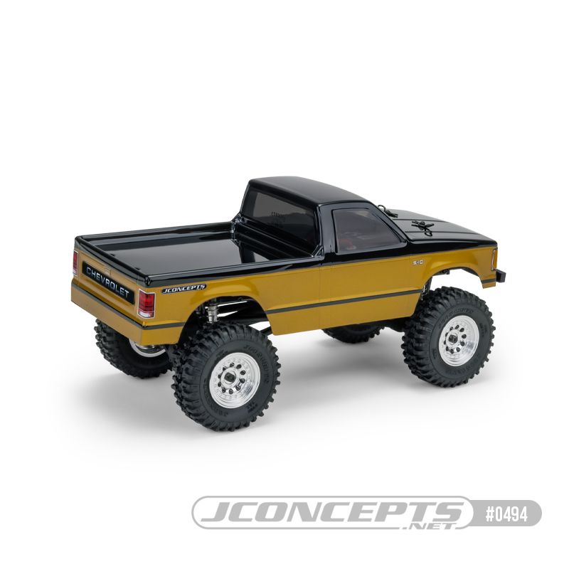 JConcepts 1990 Chevy S10 crawler body (Fits - SCX24, 5.20” WB) - Click Image to Close