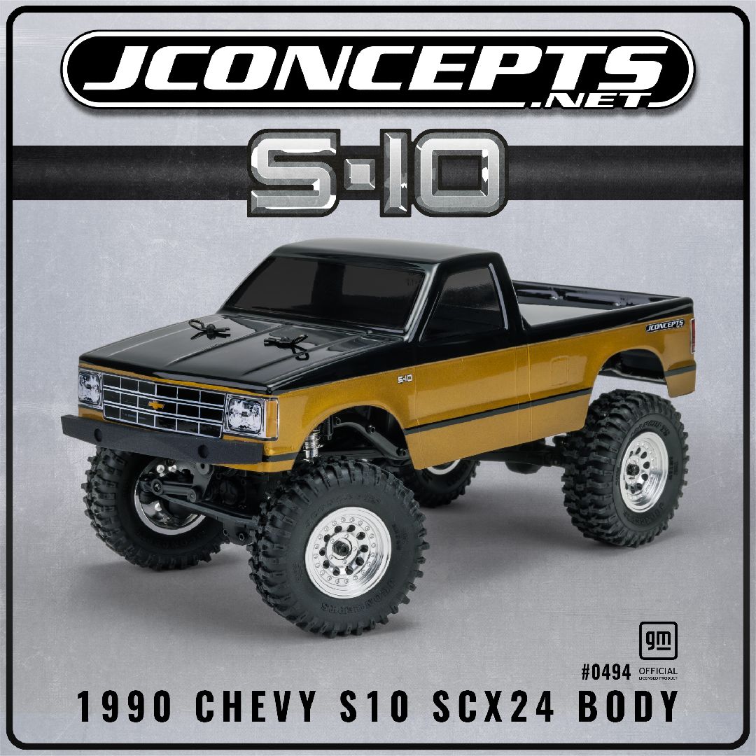 JConcepts 1990 Chevy S10 crawler body (Fits - SCX24, 5.20” WB)