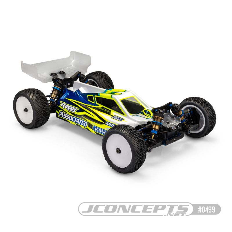 JConcepts P2-Team Assc. B74.2 Body w/Carpet/Turf/Dirt Wing-Lt Wt