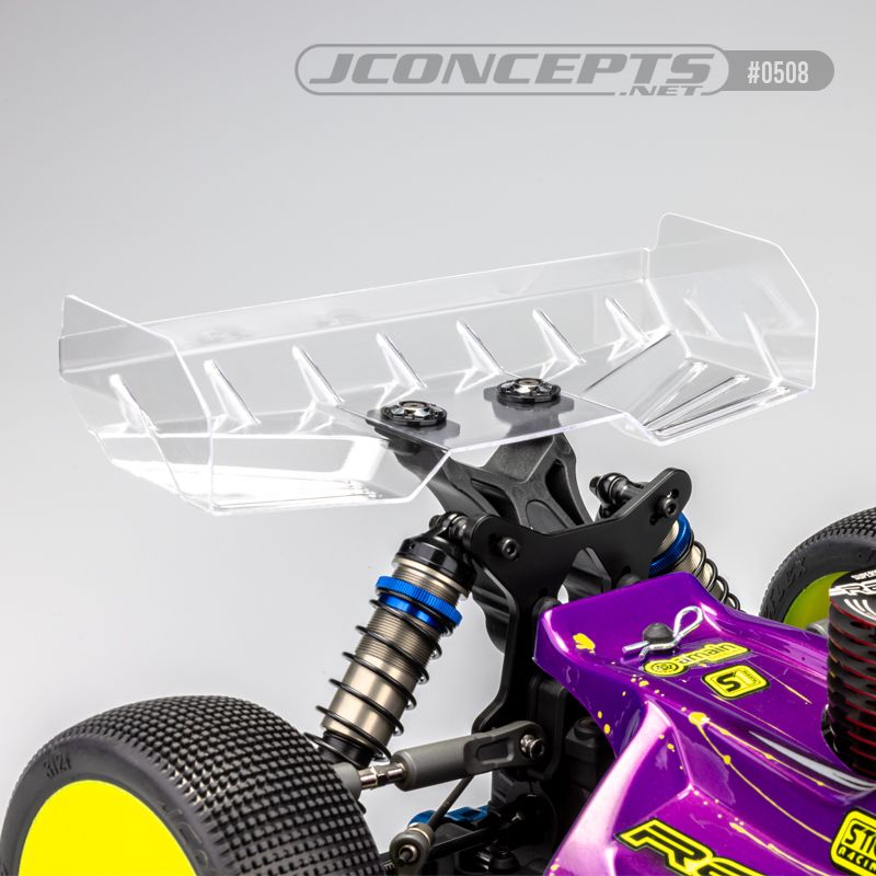 JConcepts Finnisher pre-trimmed 1/8th buggy rear wing - Click Image to Close
