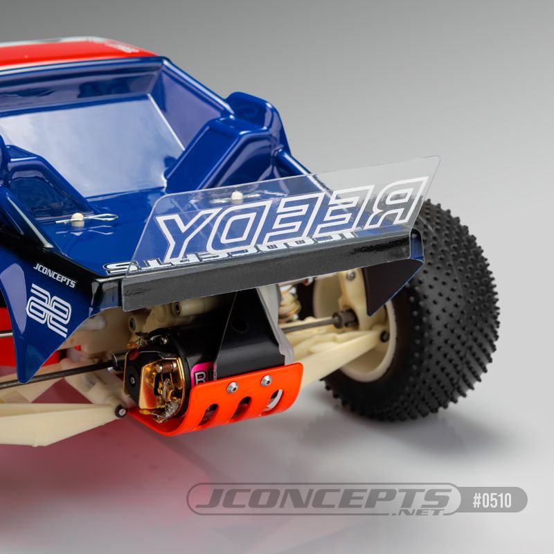 JConcepts RC10T rear spoiler, rear mount configuration