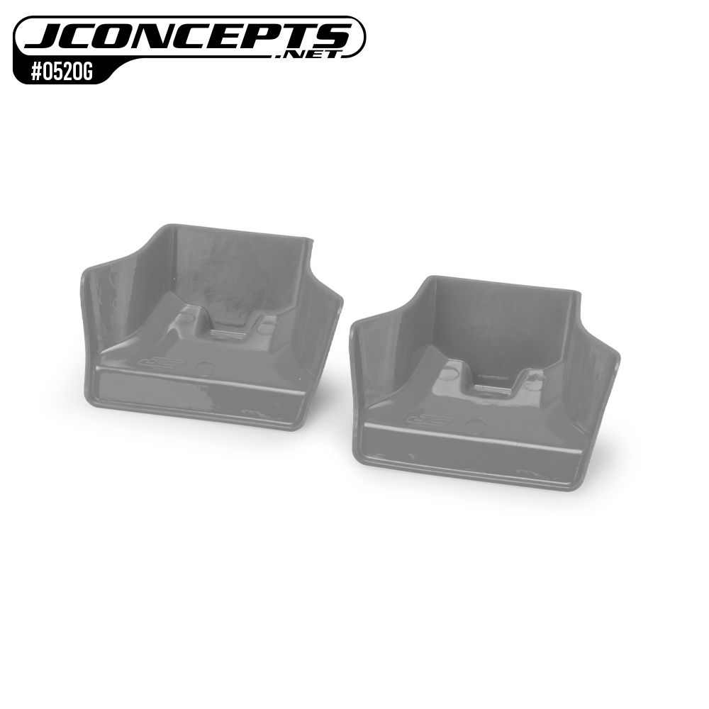 JConcepts Mugen MBX8, Sworkz S35-4 front wing, gray - 2pc