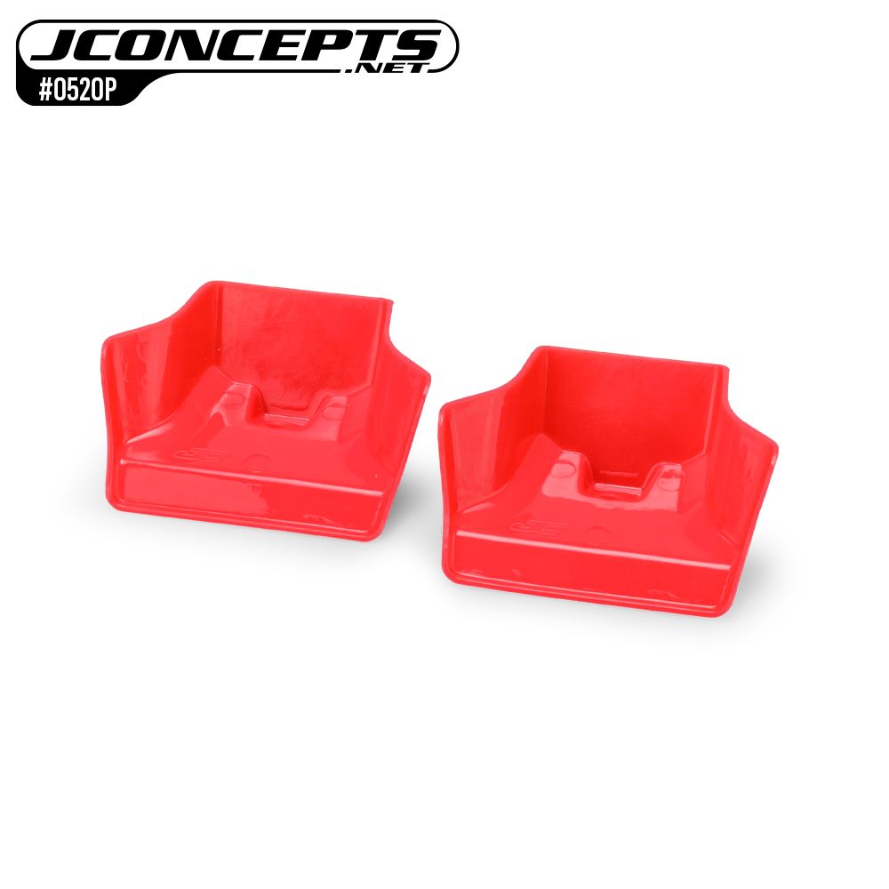 JConcepts Mugen MBX8, Sworkz S35-4 front wing, retro pink - 2pc