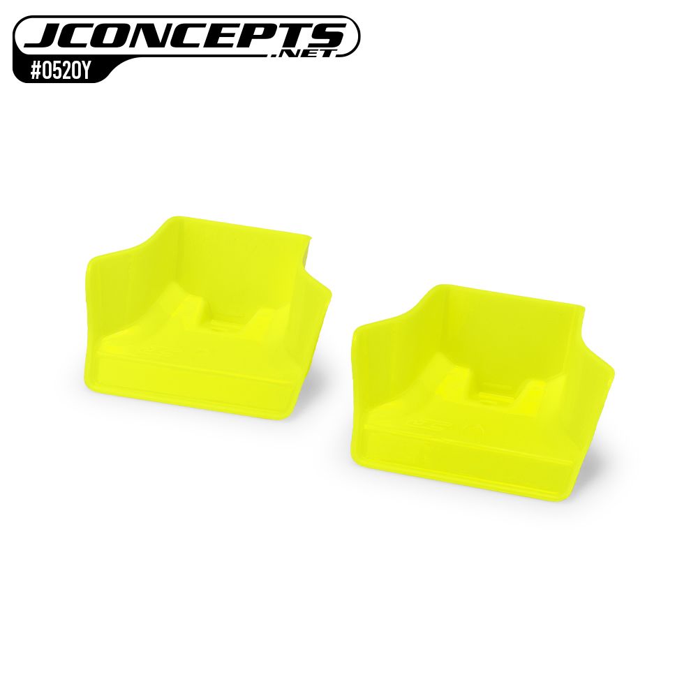 JConcepts Mugen MBX8, Sworkz S35-4 front wing, yellow - 2pc