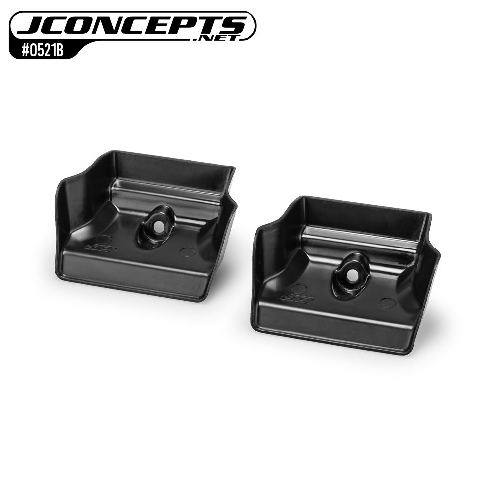 JConcepts Team Associated RC8B4.1 front wing, black - 2pc