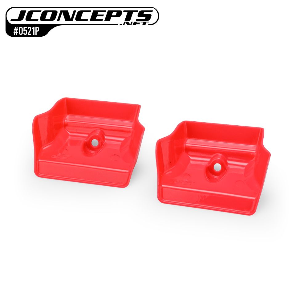 JConcepts Team Associated RC8B4.1 front wing, retro pink - 2pc