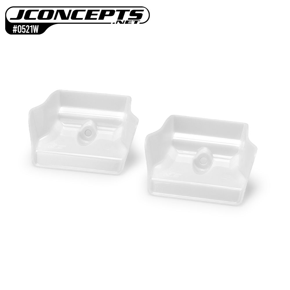 JConcepts Team Associated RC8B4.1 front wing, white - 2pc