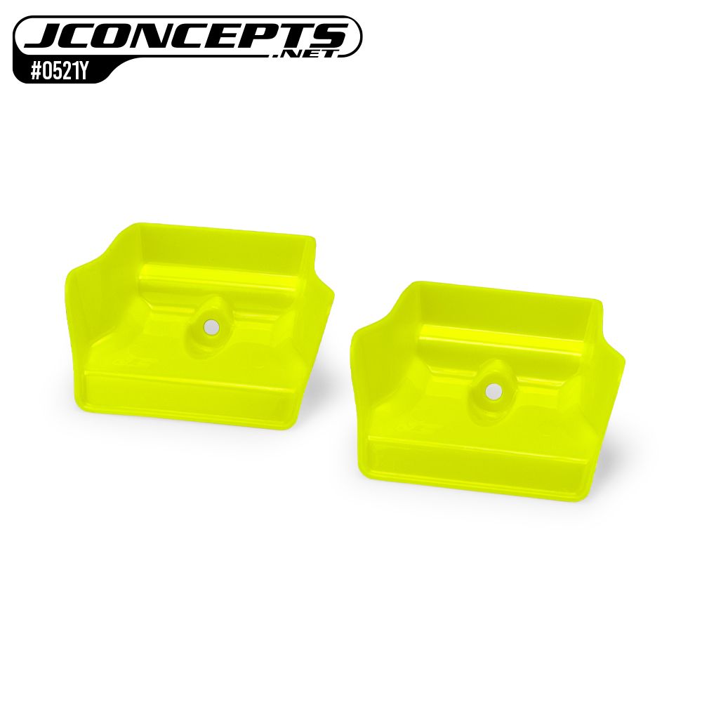 JConcepts Team Associated RC8B4.1 front wing, yellow - 2pc
