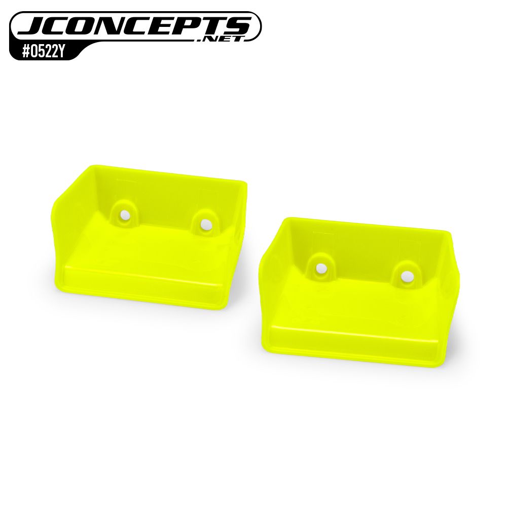 JConcepts Tekno NB48 EB48 2.2 front wing, yellow - 2pc