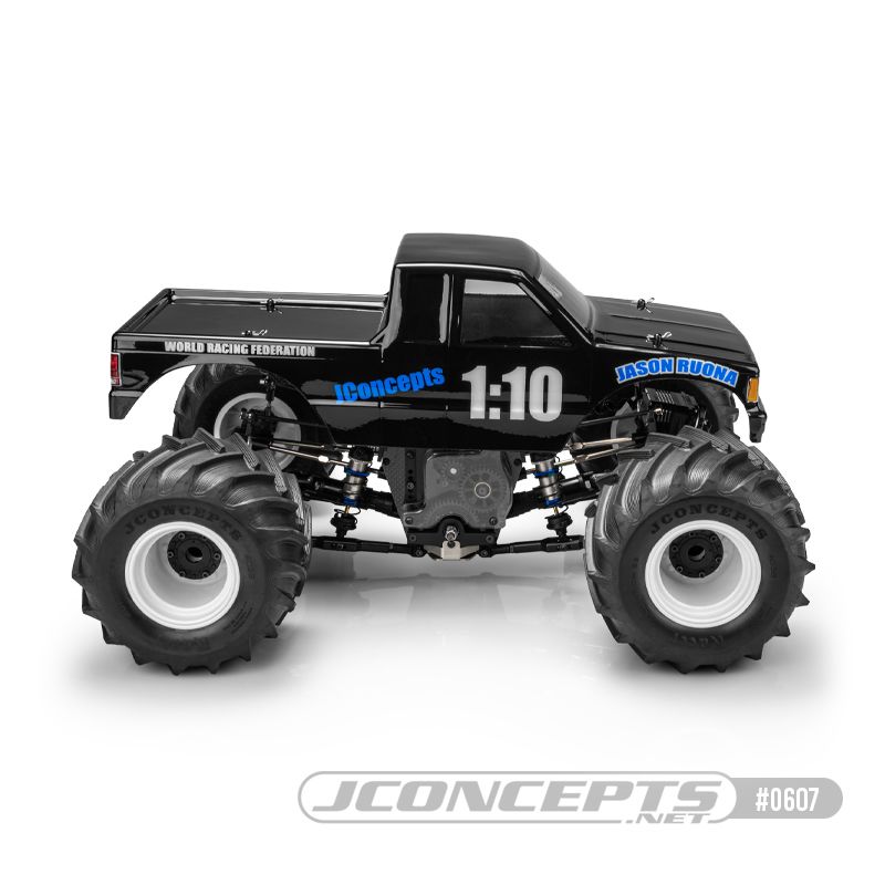 JConcepts 1990 Chevy S10, extended cab MT body, 13.0" wheelbase