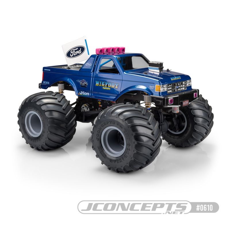 JConcepts Bigfoot 4 Louisville 1990 Ford F-250 Body Set w/Access - Click Image to Close
