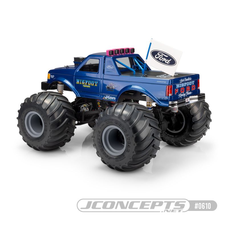 JConcepts Bigfoot 4 Louisville 1990 Ford F-250 Body Set w/Access - Click Image to Close