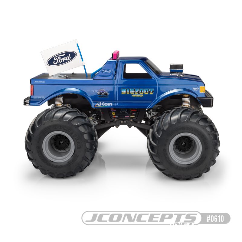 JConcepts Bigfoot 4 Louisville 1990 Ford F-250 Body Set w/Access - Click Image to Close