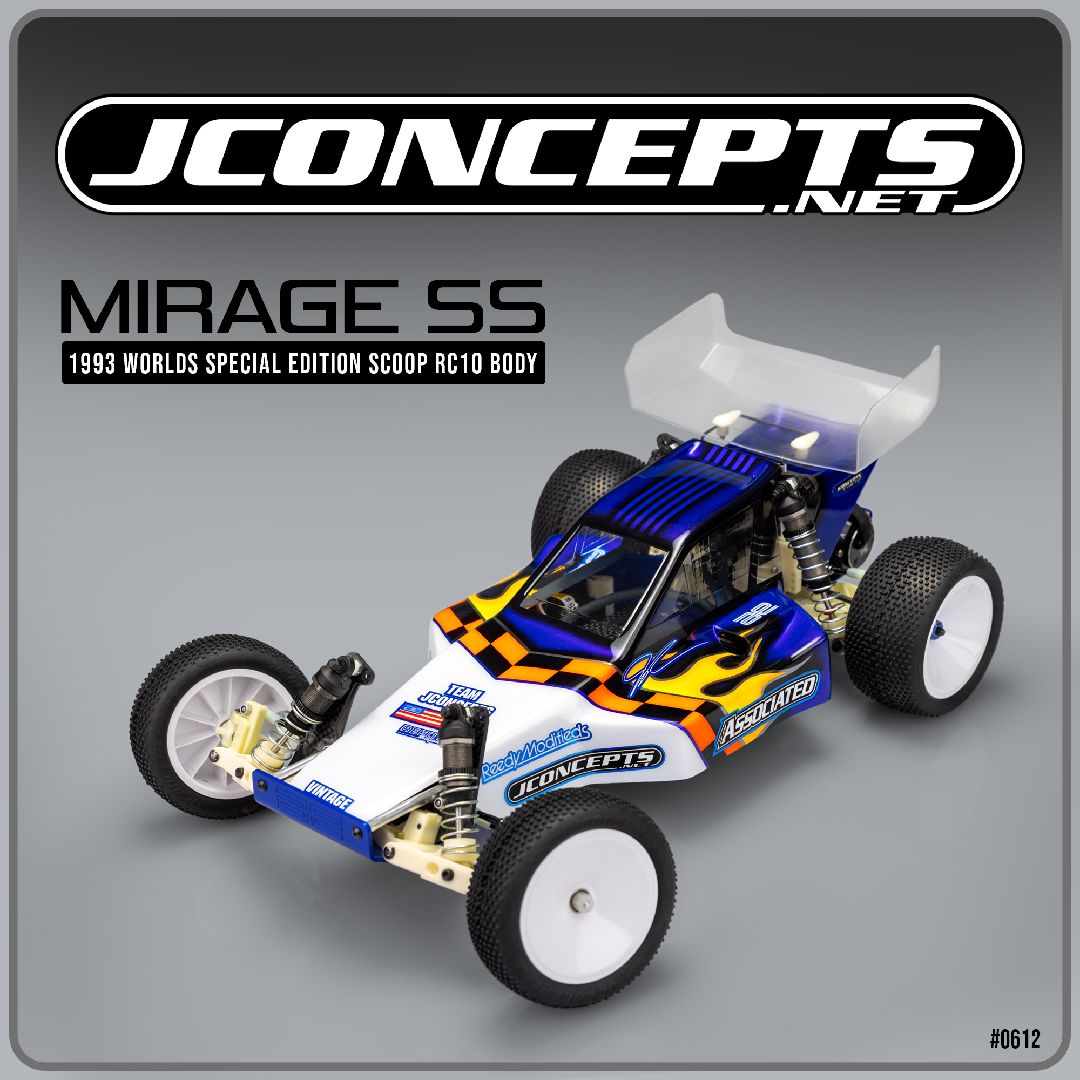 JConcepts Mirage SS 1993 Worlds Special edition scoop RC10 body