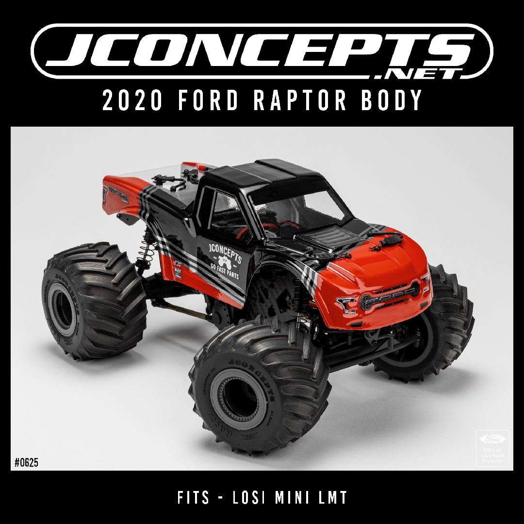 JConcepts 2020 Ford Raptor body (Fits Mini LMT)