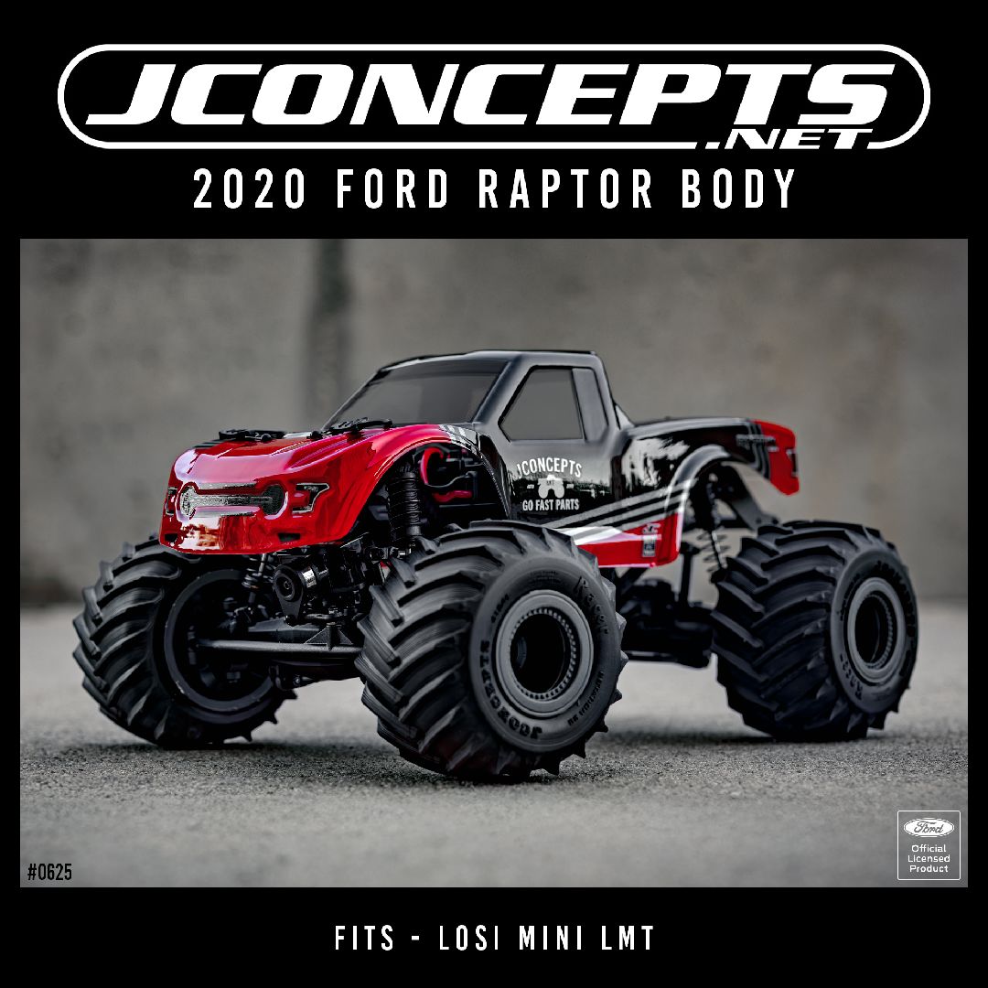 JConcepts 2020 Ford Raptor body (Fits Mini LMT)