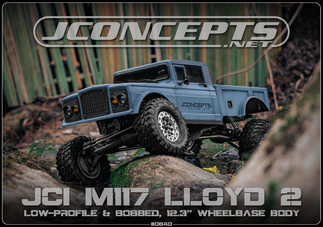 JConcepts JCI M117 Lloyd 2, low-profile / bobbed, 12.3” WB bod