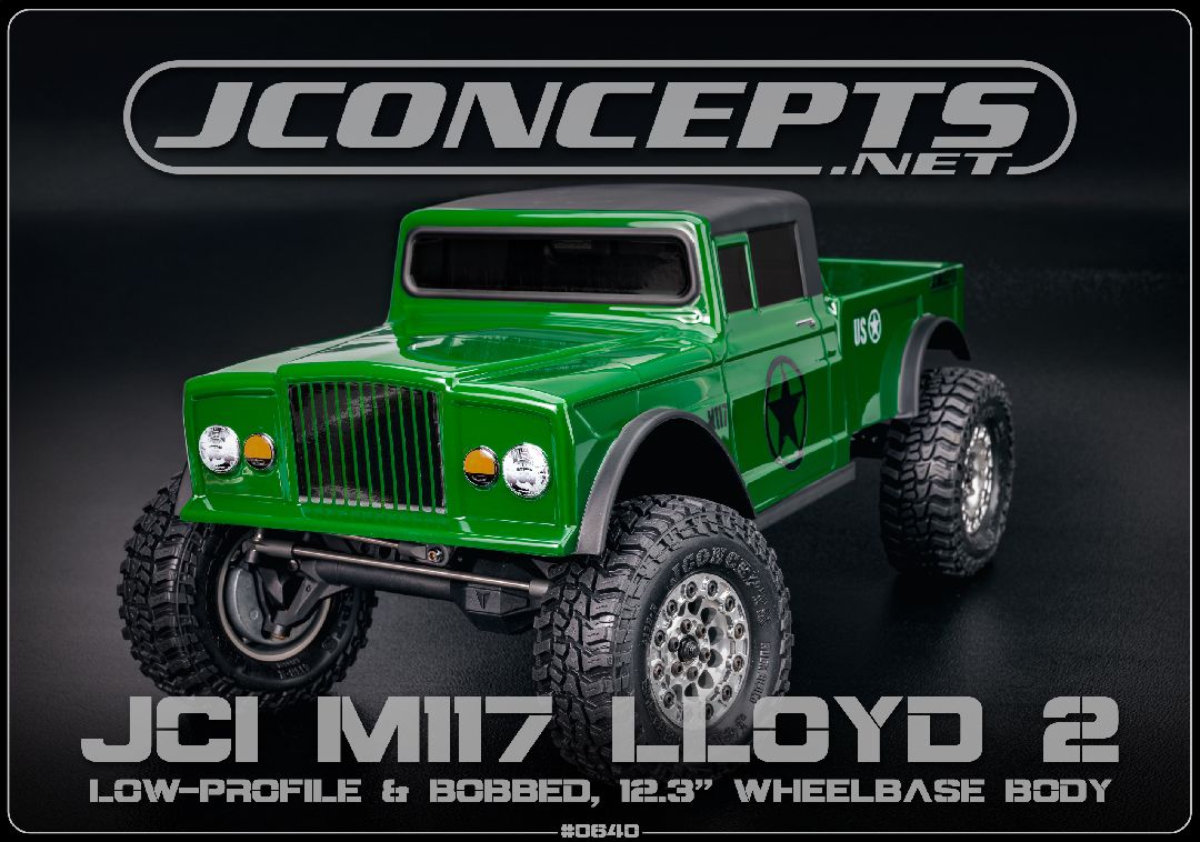 JConcepts JCI M117 Lloyd 2, low-profile / bobbed, 12.3” WB bod