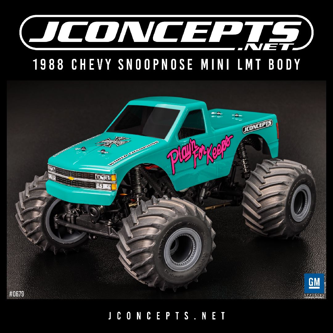 JConcepts 1988 Chevy Snoopnose body (Fits - Mini LMT)