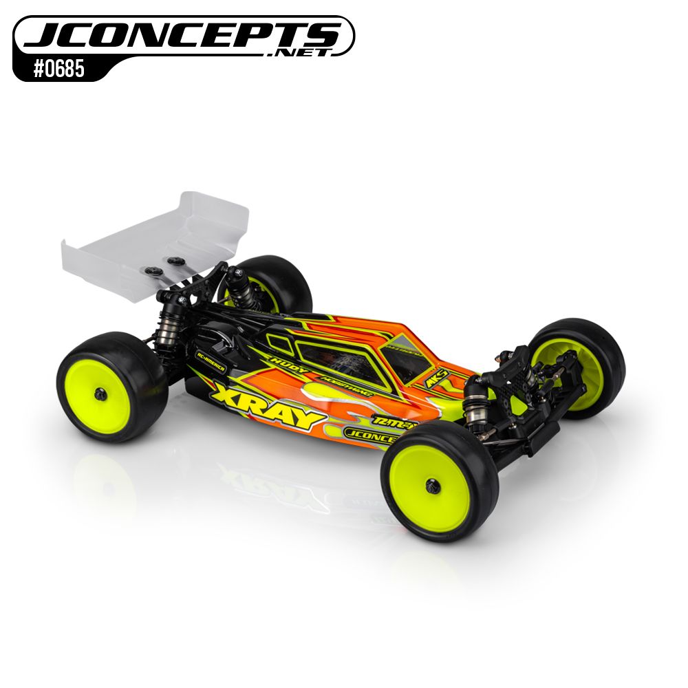 JConcepts S2 - XRAY XB2 2025 body w/ carpet | turf | dirt wing