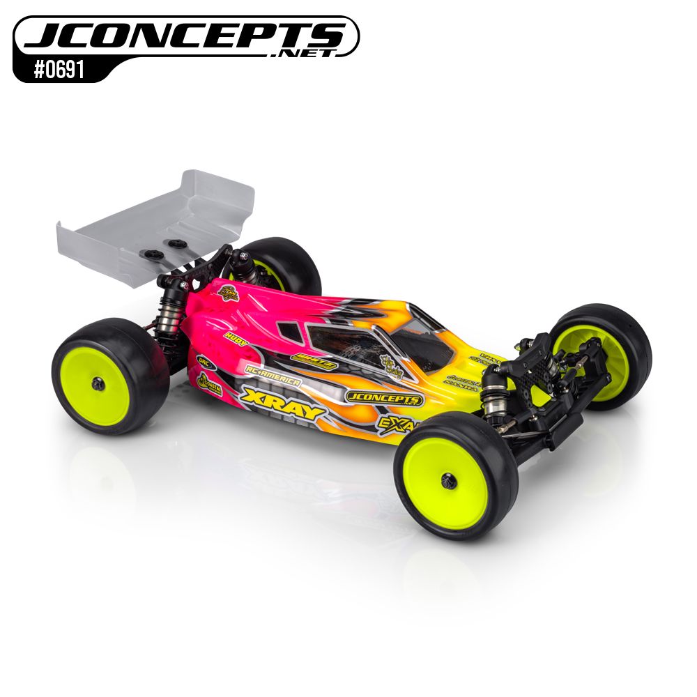 JConcepts P2 - XRAY XB2 2025 body w/ carpet | turf | dirt wing