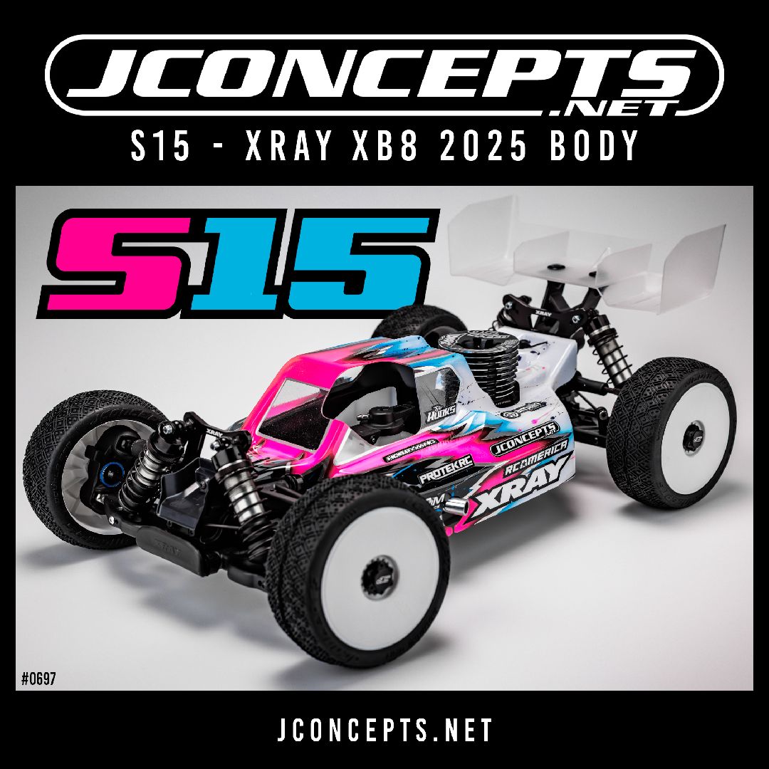 JConcepts S15 - XRAY XB8 2025 body, light-weight
