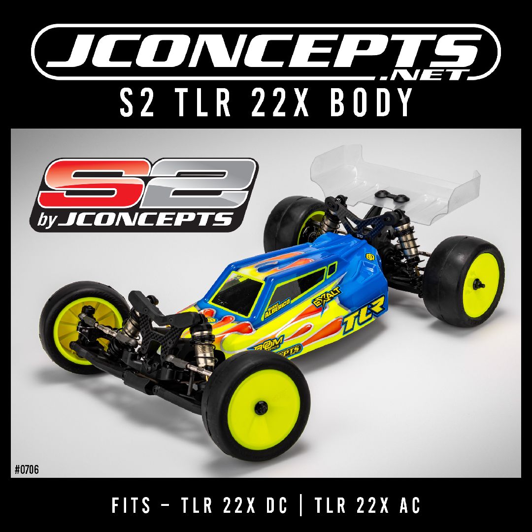 JConcepts S2 - TLR 22X body w/wing – light-weight