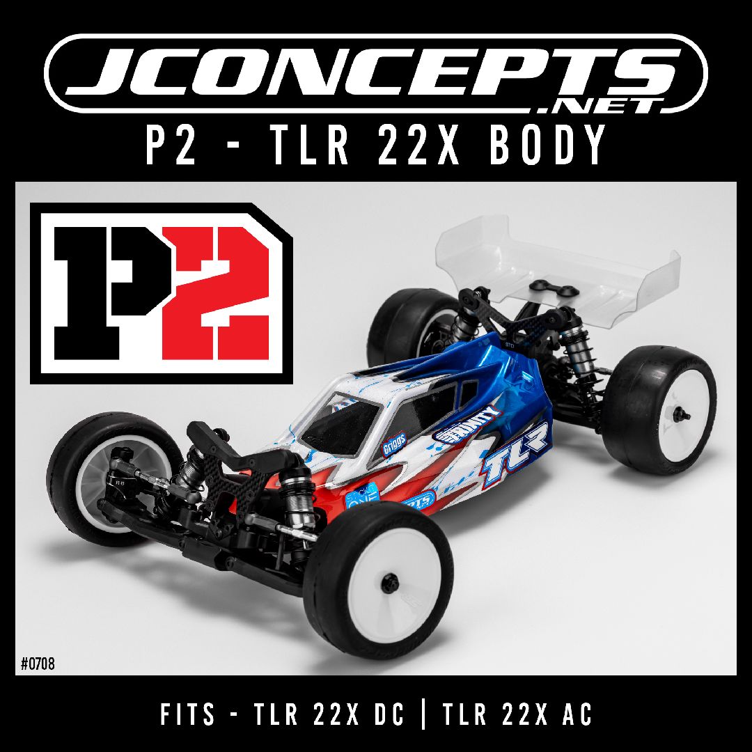 JConcepts P2 - TLR 22X body w/wing – light-weight