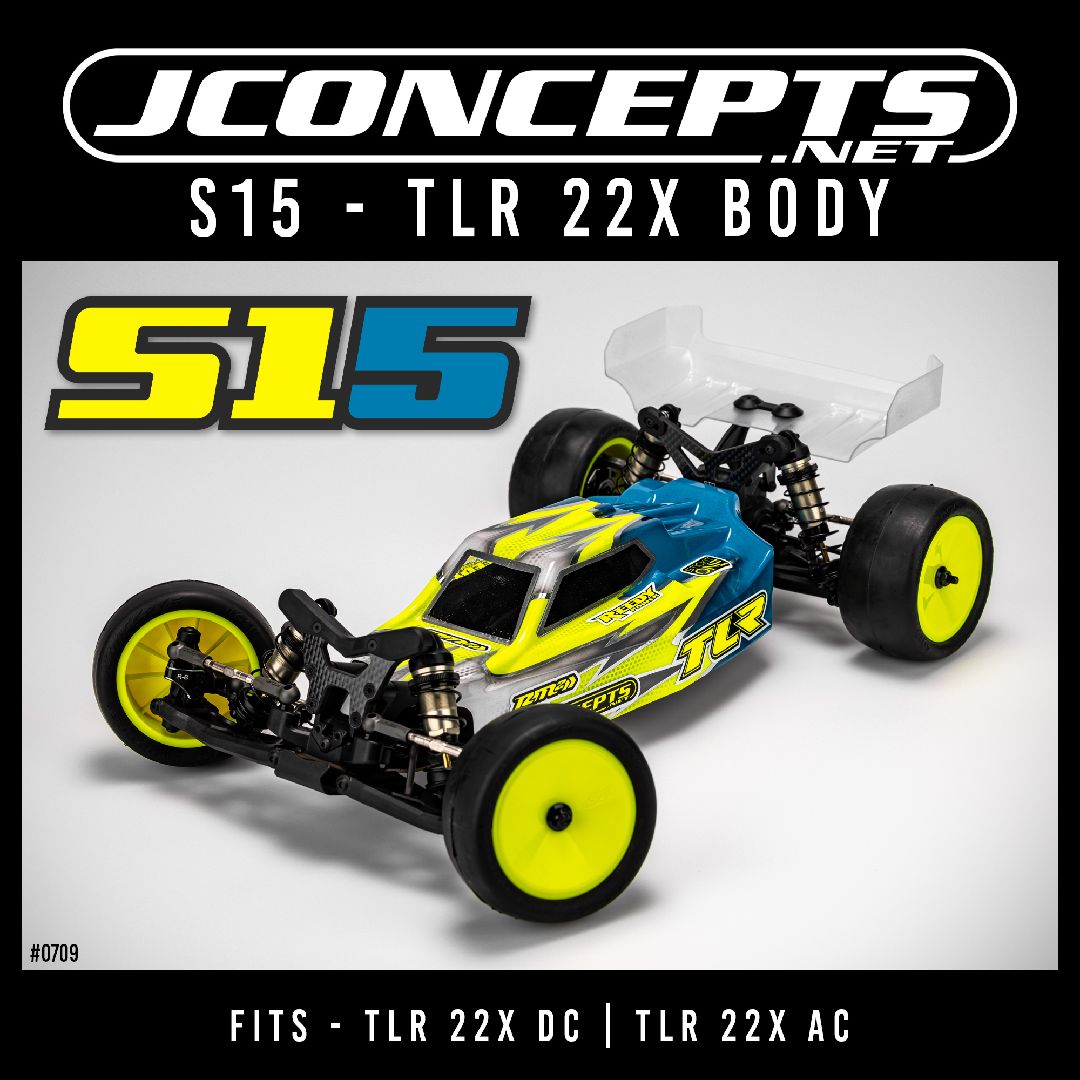 JConcepts S15 - TLR 22X body w/wing – light-weight