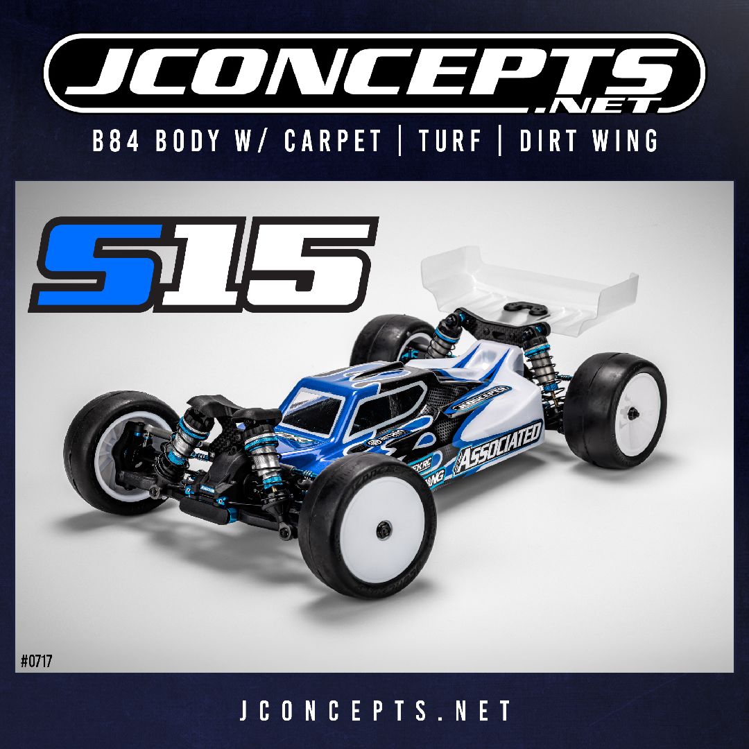 JConcepts S15 - B84 body w/ carpet, light-weight