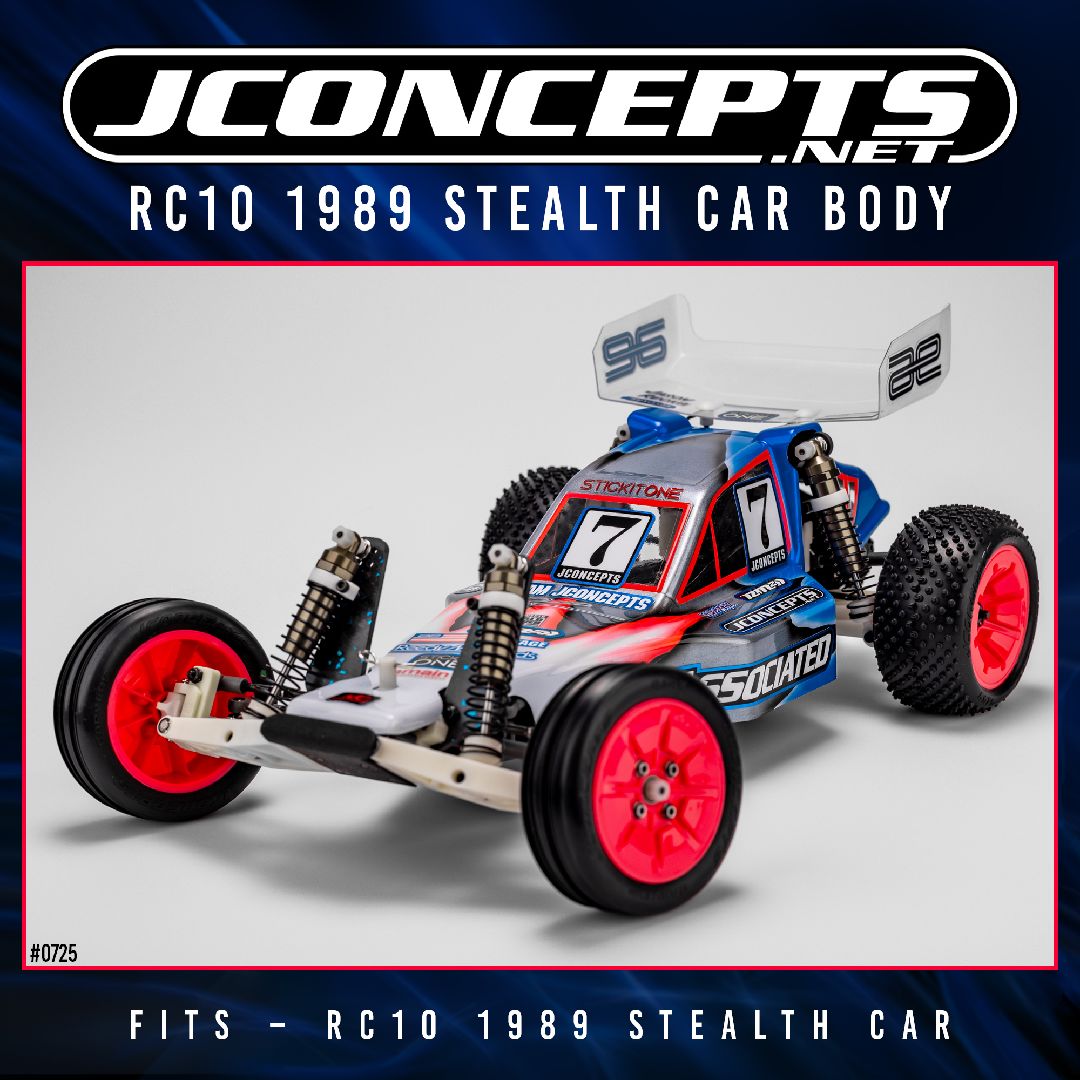 JConcepts Protector - RC10 1989 Stealth car body w/ 5.5” wing