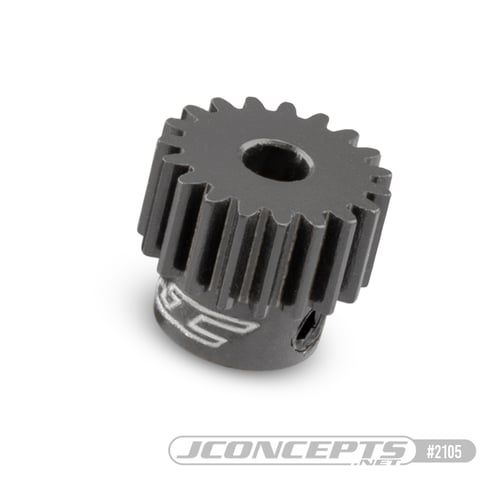 JConcepts 48 pitch, 19T, SS machined aluminum pinion gear